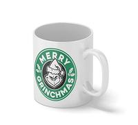 Merry Grinchmas Grinch inspired horror christmas coffee Tasse blanche Café Mug