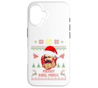Merry Karl Marx Drôle de Noël Coque pour iPhone 16