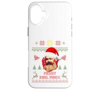 Merry Karl Marx Drôle de Noël Coque pour iPhone 16 Plus