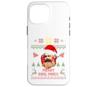 Merry Karl Marx Drôle de Noël Coque pour iPhone 16 Pro Max