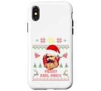 Merry Karl Marx Drôle de Noël Coque pour iPhone X/XS