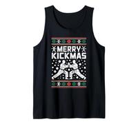 Merry Kickmas Funny Christmas Karaté Jiu Jitsu Martial Débardeur