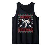 Merry Kickmas Funny Christmas Karaté Jiu Jitsu Martial Débardeur