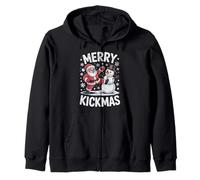 Merry Kickmas Funny Christmas Karaté Jiu Jitsu Martial Sweat à Capuche