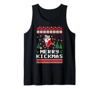 Merry Kickmas Ugly Christmas Karaté Arts Martiaux Entraînement Débardeur