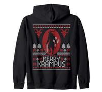 Merry Krampus Horror Creepy Evil Funny Ugly Christmas Sweat à Capuche