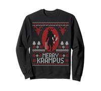 Merry Krampus Horror Creepy Evil Funny Ugly Christmas Sweatshirt