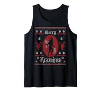 Merry Krampus Horror Spooky Evil Funny Ugly Christmas Débardeur