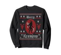 Merry Krampus Horror Spooky Evil Funny Ugly Christmas Sweatshirt