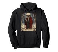 Merry Krampus Pyjama Amusant de Noël Horreur Moche Pull Sweat à Capuche
