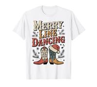 Merry Line Dancing Dance Love Christmas Line Dance T-Shirt