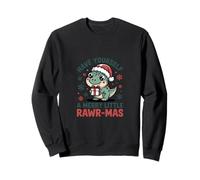 Merry Little Rawr-Mas Adorable Dinosaure de Noël Sweatshirt