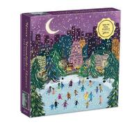 Merry Moonlight Skaters 500 Piece Foil Puzzle