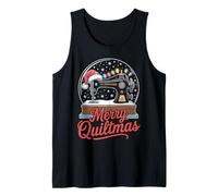 Merry Quiltmas, Couture Festive, Saison des fêtes de Fin d'année Débardeur