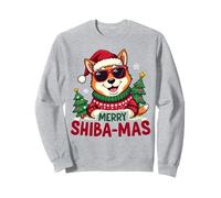Merry Shiba-mas Cute Shiba Inu Dog Christmas Holiday Sweatshirt