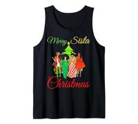 Merry Sista Pull de Noël Moche en mélanine Inscription Best Friends Débardeur