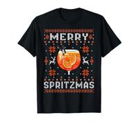 Merry Spritzmas X HO HOLY APEROLY XMAS CLUB Noël T-Shirt