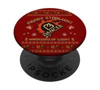 Merry Starlights Warriors of Light - Christmas Dancer PopSockets PopGrip Adhésif