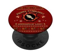Merry Starlights Warriors of Light - Christmas Fisher PopSockets PopGrip Adhésif