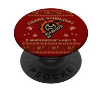 Merry Starlights Warriors of Light - Guerrier de Noël PopSockets PopGrip Adhésif