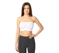 Merry Style Bandeau Soutien-Gorge sans Bretelles Dos Nu Top Femme 06 161 (Blanc, M-L)