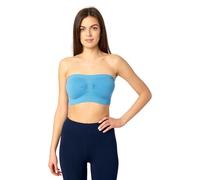 Merry Style Bandeau Soutien-Gorge sans Bretelles Dos Nu Top Femme 06 161 (Bleu Clair, S-M)