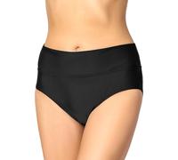 Merry Style Bas de Bikini pour Femmes pour Plage et Piscine, Mode de Bain Estivale Femme Caleçon Culotte Bas Maillot de Bain MSVR5 (Noir (9240), 40)