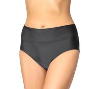 Merry Style Bas de Bikini pour Femmes pour Plage et Piscine, Mode de Bain Estivale Femme Caleçon Culotte Bas Maillot de Bain MSVR5 (Graphite (9154), FR 46 = DE 44)