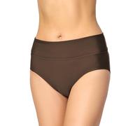 Merry Style Bas de Bikini pour Femmes pour Plage et Piscine, Mode de Bain Estivale Femme Caleçon Culotte Bas Maillot de Bain MSVR5 (Marron (8157), FR 40 = DE 38)