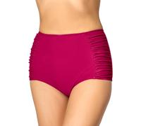 Merry Style Bas de Bikini Short Boxer Culotte de Bain Vêtements d'été Femme MS10-119 (Amarante (4140), FR 46 = DE 44)
