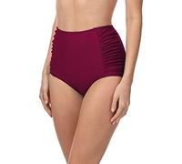 Merry Style Bas de Bikini Short Boxer Culotte de Bain Vêtements d'été Femme MS10-119 (Bordeaux (5288), FR 52 = DE 50)