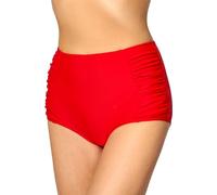 Merry Style Bas de Bikini Short Boxer Culotte de Bain Vêtements d'été Femme MS10-119 (Rouge (4186), FR 44 = DE 42)