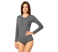 Merry Style Body à manches longues pour femme MS-114, Mélange foncé., XL