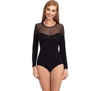 Merry Style Body Sexy Manches Longues sous-vêtements Lingerie Femme BD106 (Noir, L)