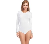 Merry Style Body Sexy Manches Longues sous-vêtements Lingerie Femme BD109 (Blanc, S)