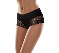 Merry Style Boxer Culotte Slip Short Shorty sous-vêtement Femme MSGAB107 (Noir, 38 (Taille du producteur: S))