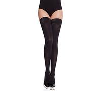Merry Style Collant Bas Autofixant Lingerie Sexy Sous-vêtements Femme MS 632 60 DEN (Noir, M-L)