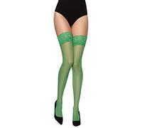Merry Style Collant Fantaisie Autofixant Fin à Motif Lingerie Sexy Sous-vêtements Femme MS 209 (Erba, M-L)