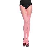 Merry Style Collant fantaisie femme 40 deniers Lycra à rayures illusion cuissardes Collant à Motif Lingerie Sexy Sous-vêtements Femme MS 387 (Rose, M)