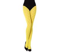 Merry Style Collant Fantaisie Opaque à Motif Lingerie Sexy Sous-vêtements Femme MS 328 60 DEN(Canarinno, L (40-44))