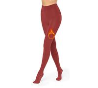 Merry Style Collant Thermique Femme Collant Femme Hiver Legging Collant Polaire grande taille Legging Thermique Femme Collants thermiques pour femme MS-ATX-442 (Vin, M/L)