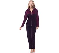 Merry Style Ensemble Survêtement Blouson et Pantalon en Velours Femme MSMG001 (Fuchsia2 (1723), 3XL)