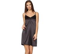 Merry Style Fond de Robe Lingerie Femme MS10-421 (Noir, S)