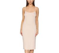Merry Style Fond de Robe Longue avec Bretelles Femme Lingerie sous-vêtement sans Manches Sexy Elégant MS-402 (Beige, XXL)