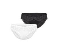 Merry Style Hipster Culotte Slip sous-vêtement Femme MSGAB92 ((2Pack) Noir/Blanc, 40 (Taille du producteur: M))