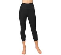 Merry Style Legging 3/4 Femme MS10-302 (Noir, M)