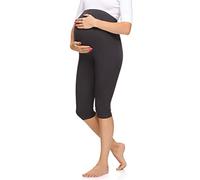 Merry Style Legging 3/4 Grossesse Maternité Tenue Sport Femme MS10-298 (Graphite, S)