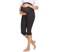 Merry Style Legging 3/4 Grossesse Maternité Tenue Sport Femme MS10-298 (Melange Foncé, XXL)