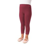 Merry Style Legging ¾ Capri avec Dentelle pour Enfant Fille Cotton vêtements de Base MS10-228