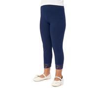 Merry Style Legging ¾ Capri avec Dentelle pour Enfant Fille Cotton vêtements de Base MS10-228